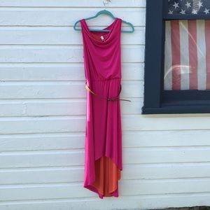 Calvin Klein asymmetrical maxi dress size 6